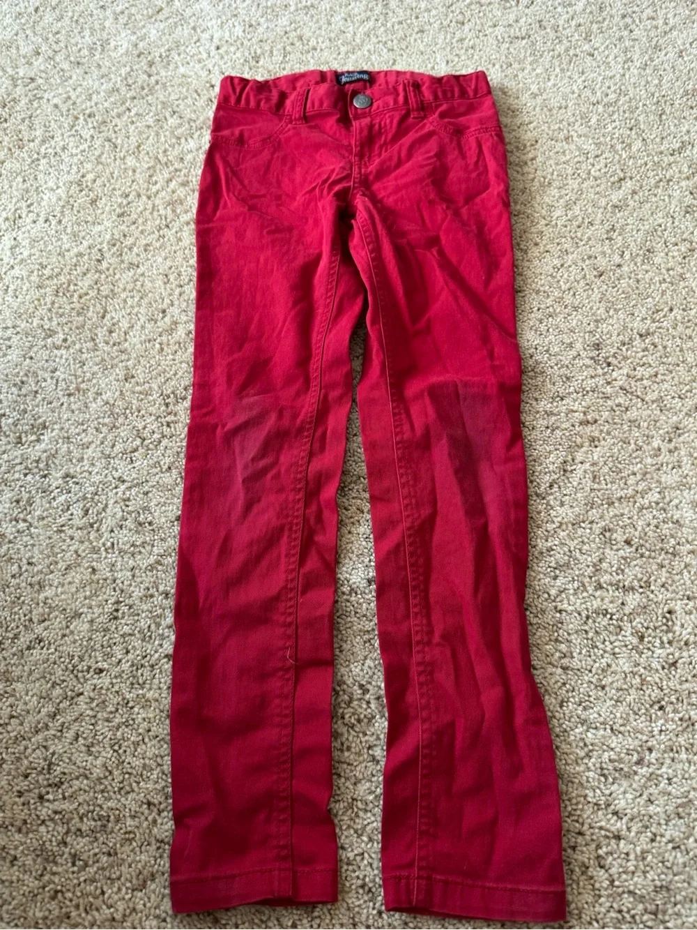 Girls red jeans 👖